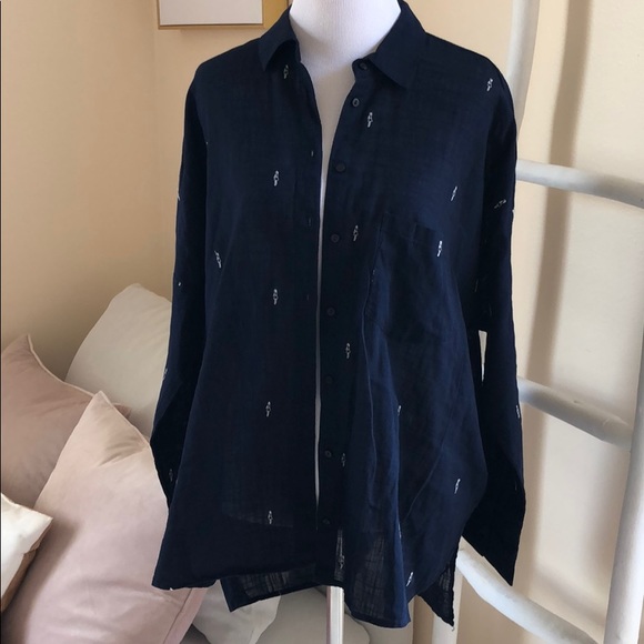NWT Zara button down shirt - Picture 4 of 8